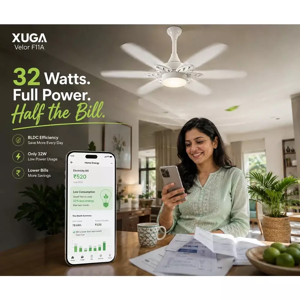 xuga-ceiling-fan-210-cmm-air-flow-bldc-motor-6-blades-320-rpm-1200-mm-sweep-size-white-color-velor-f11a