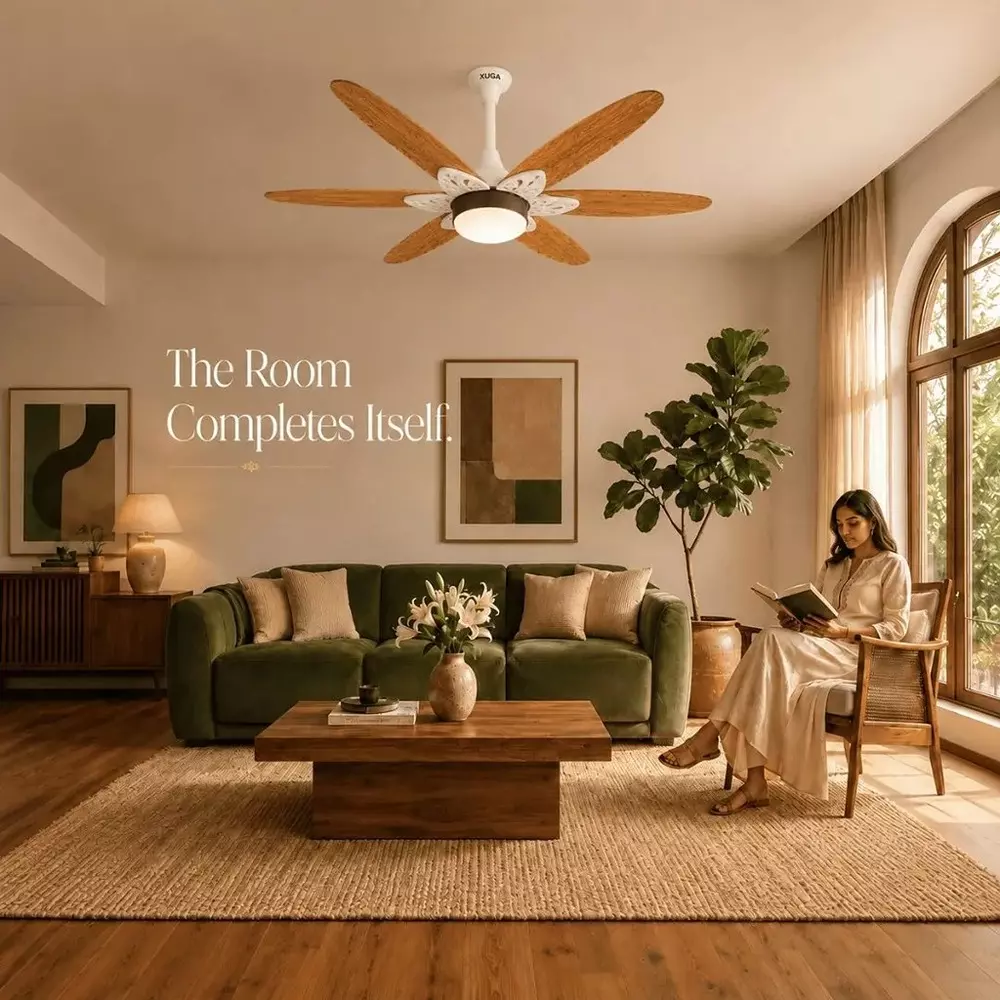 xuga-ceiling-fan-210-cmm-air-flow-bldc-motor-6-blades-320-rpm-1200-mm-sweep-size-oakwood-color-velor-f11w-d