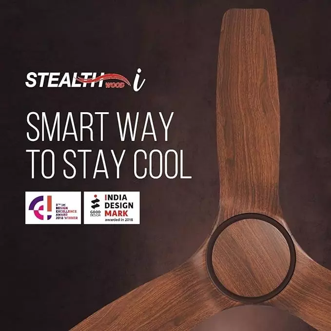 Havells Stealth Wood I ES Walnut-C CHR 1200 mm Ceiling Fan FHCWI1SWCC48