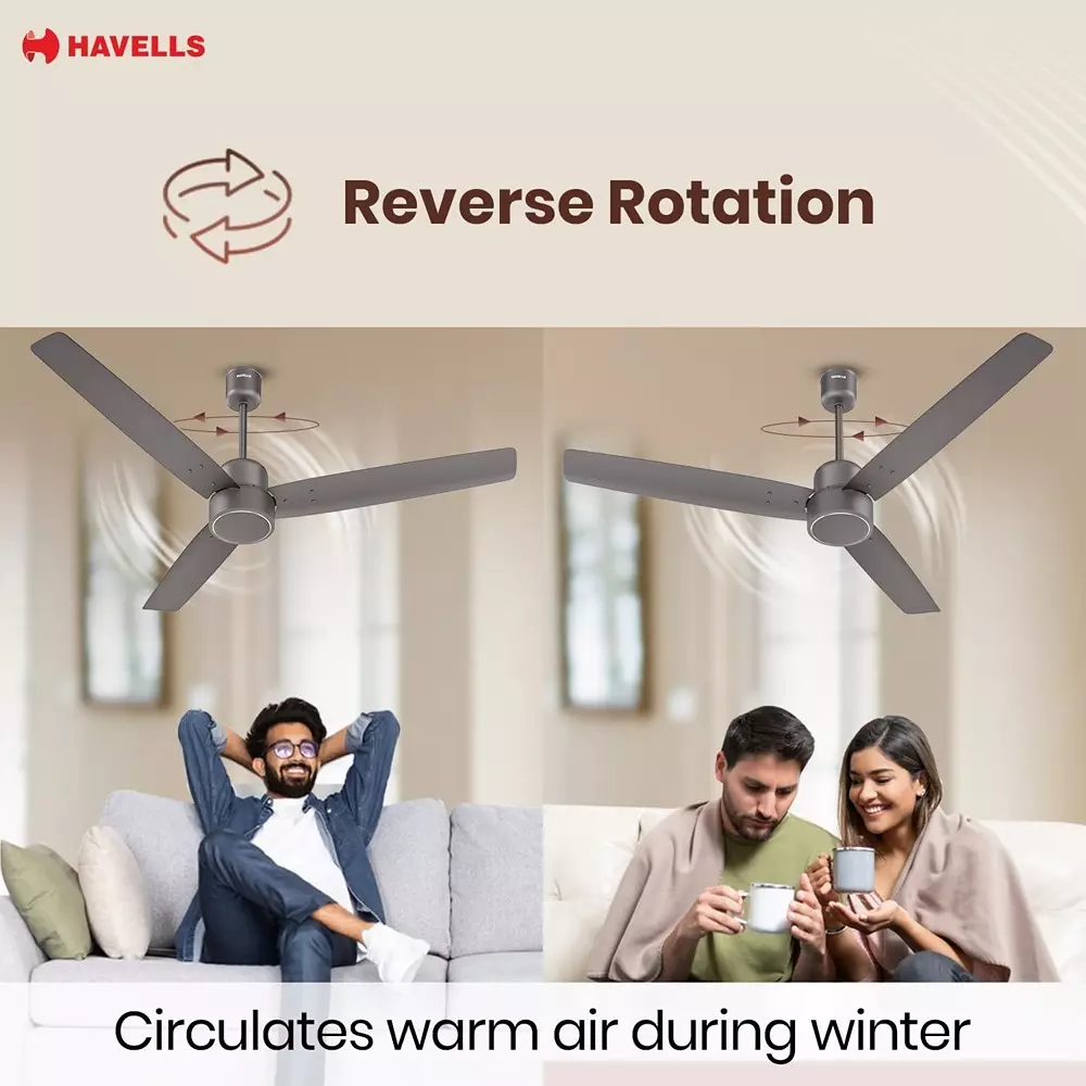 Havells Ceiling Fan Epic Stone Grey 1200 mm