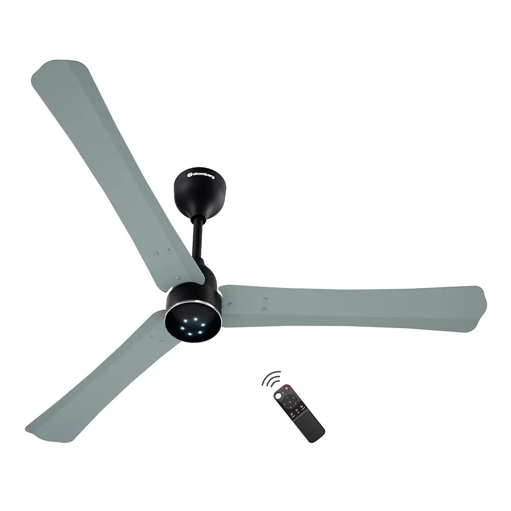 Atomberg Renesa Halo (All Smart) Misty Teal & Black 1200 mm Ceiling Fan With Remote Control