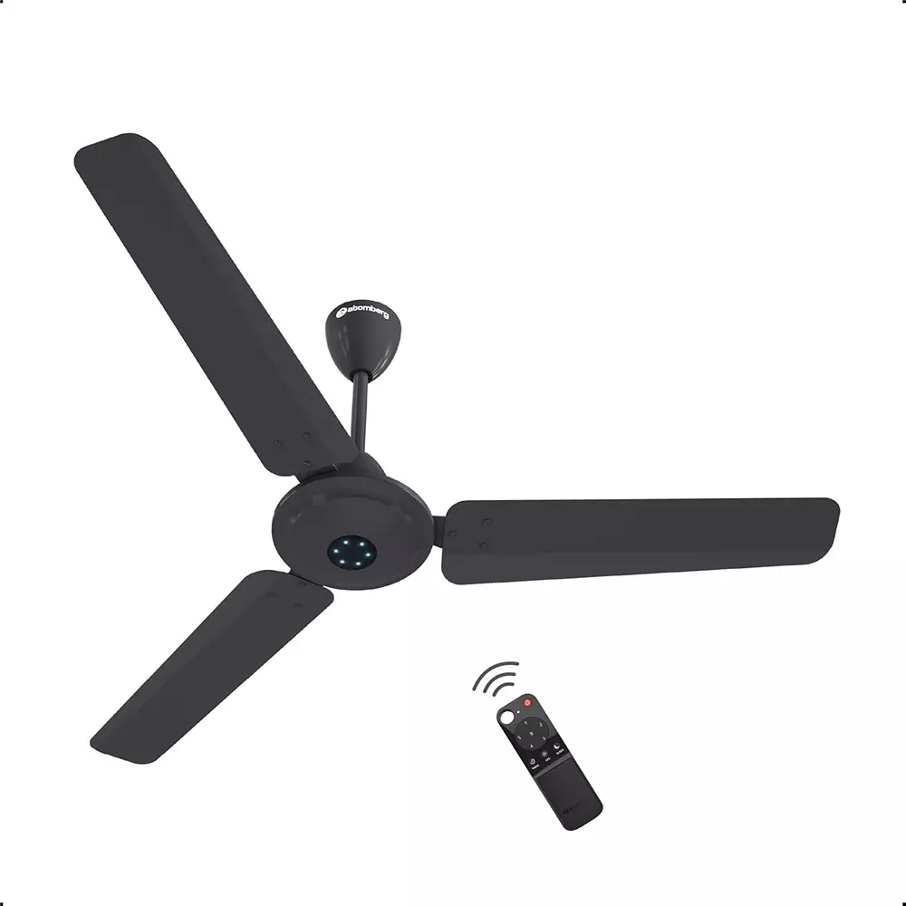 Atomberg Ikano Pebble Grey 1200 mm Ceiling Fan With Remote