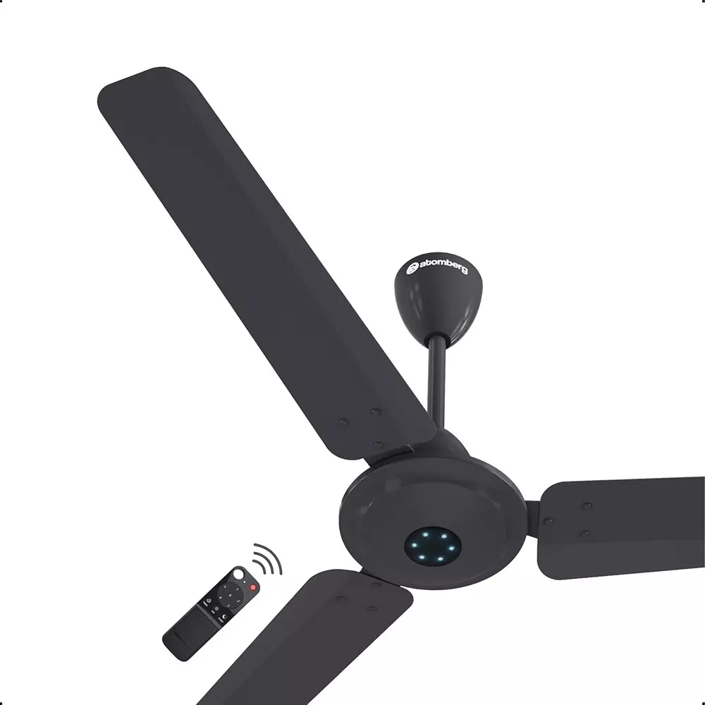 Atomberg Ikano Pebble Grey 1200 mm Ceiling Fan With Remote