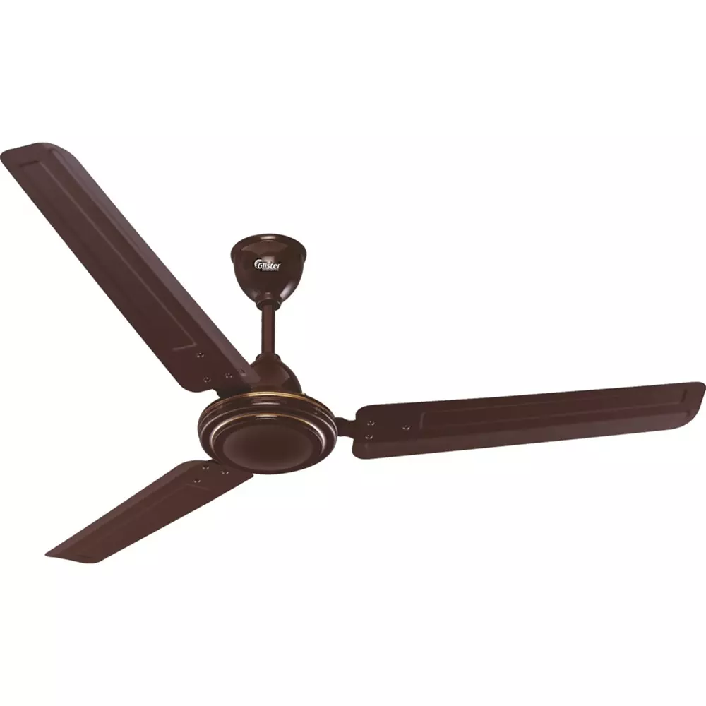 Glister Daisy 60 W Ceiling Fan 1200 mm (47 inch) Sweep Size 400 RPM Aluminium Royal Brown