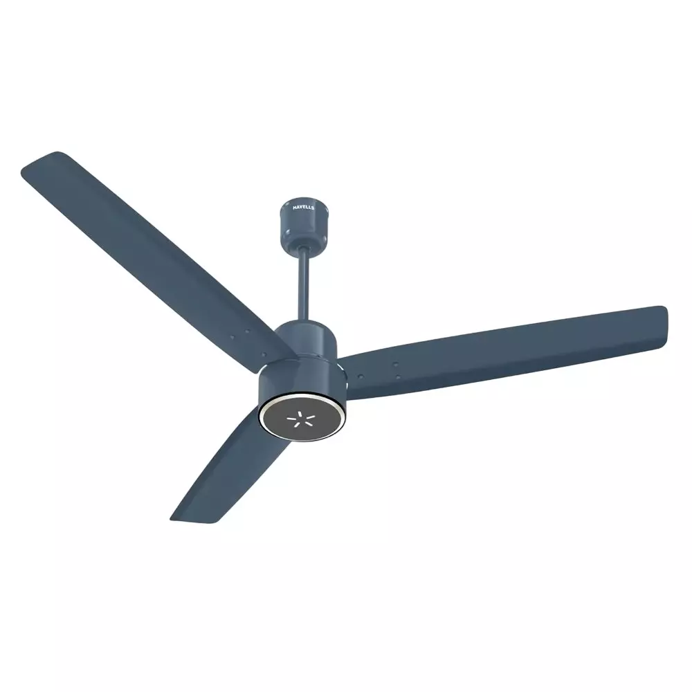 Havells Epic Signia BLDC Ceiling Fan with Remote 1200 mm Sweep Size Denim Blue, FHCPS5SDBL48