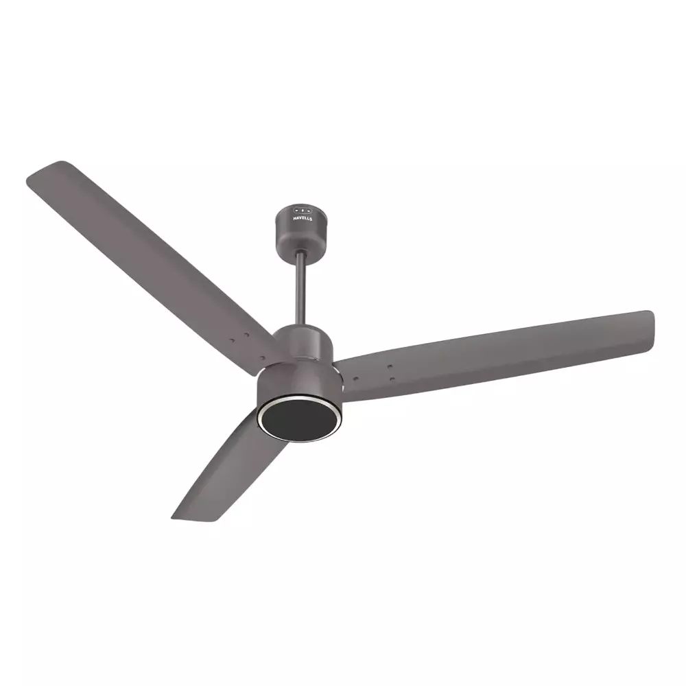 Havells Epic Voice BLDC Ceiling Fan with Remote 1200 mm Sweep Size Stone Grey, FHCVI5SSTG48