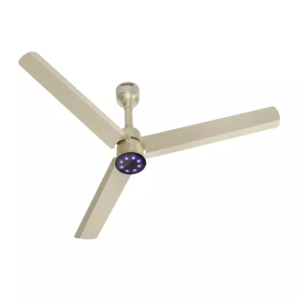 Polycab Ceiling Fan Silencio Mini Led 1200 mm Sweep Size Pastel Ivory
