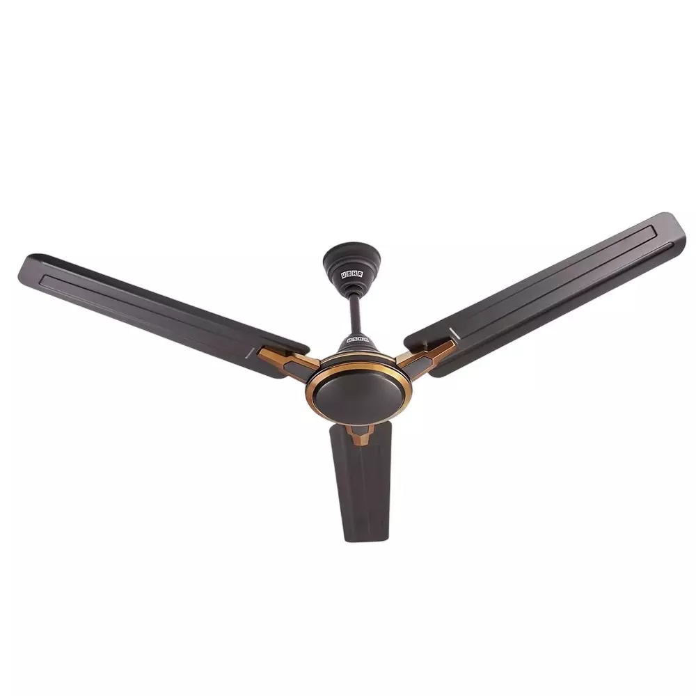 Usha Racer Chrome 1200 mm Ceiling Fan 400 RPM 3 Blade Rich Smoke Brown, USHARAC12MMBRW