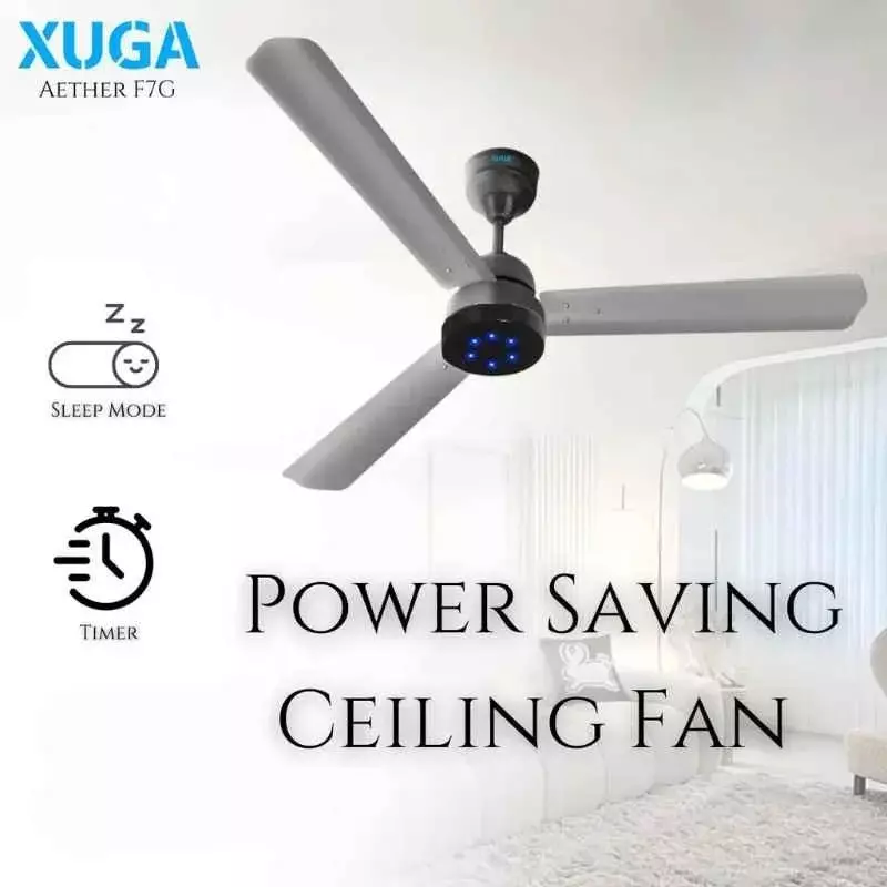 xuga-ceiling-fan-220-cmm-air-flow-bldc-motor-3-blades-380-rpm-1200-mm-sweep-size-5-star-rating-grey-color-aether-f7g