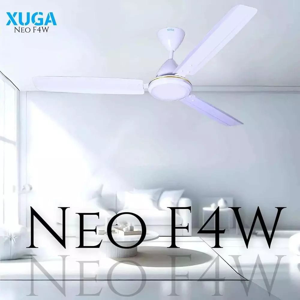xuga-ceiling-fan-220-cmm-air-flow-bldc-motor-3-blades-380-rpm-1200-mm-sweep-size-5-star-rating-white-color-neo-f4w