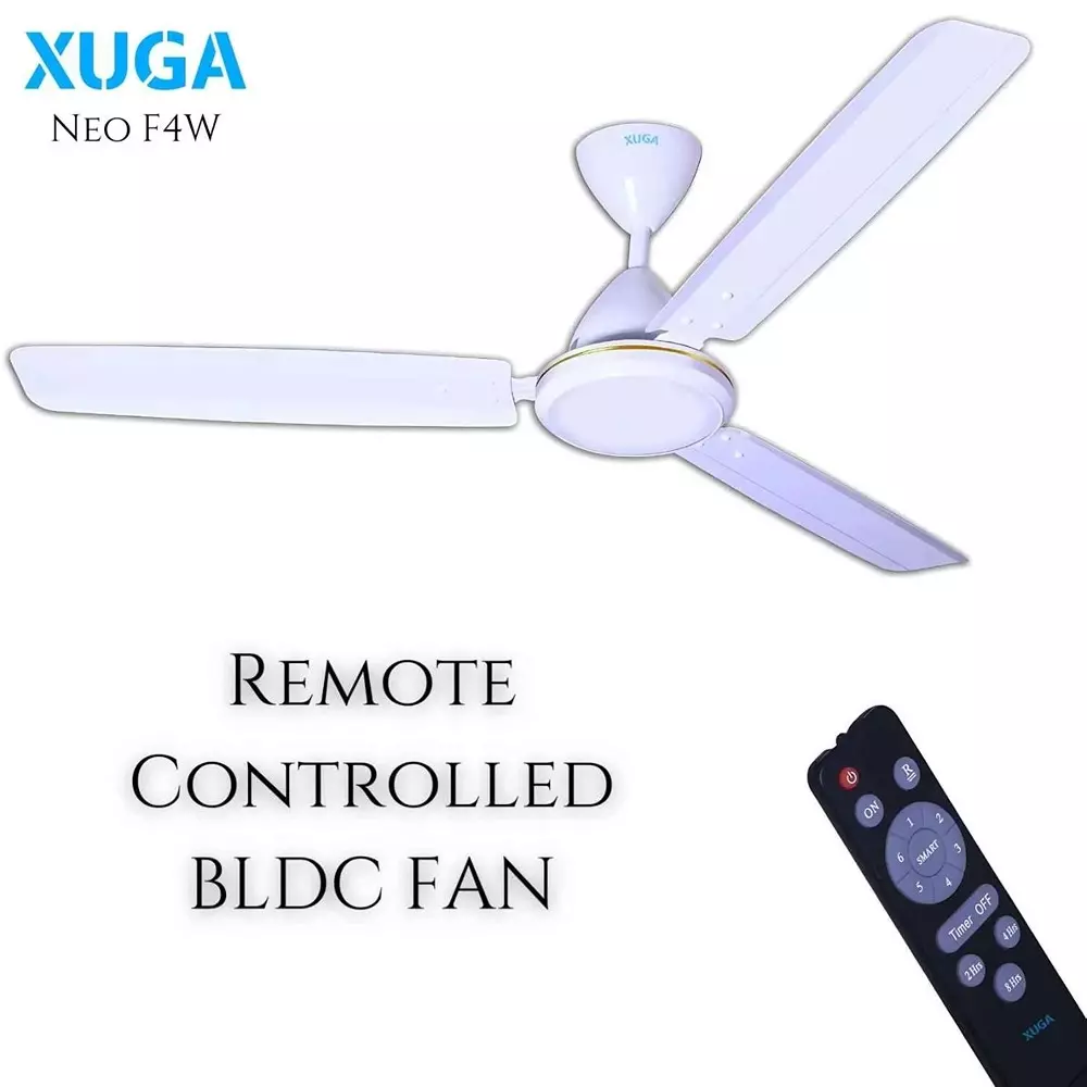 xuga-ceiling-fan-220-cmm-air-flow-bldc-motor-3-blades-380-rpm-1200-mm-sweep-size-5-star-rating-white-color-neo-f4w