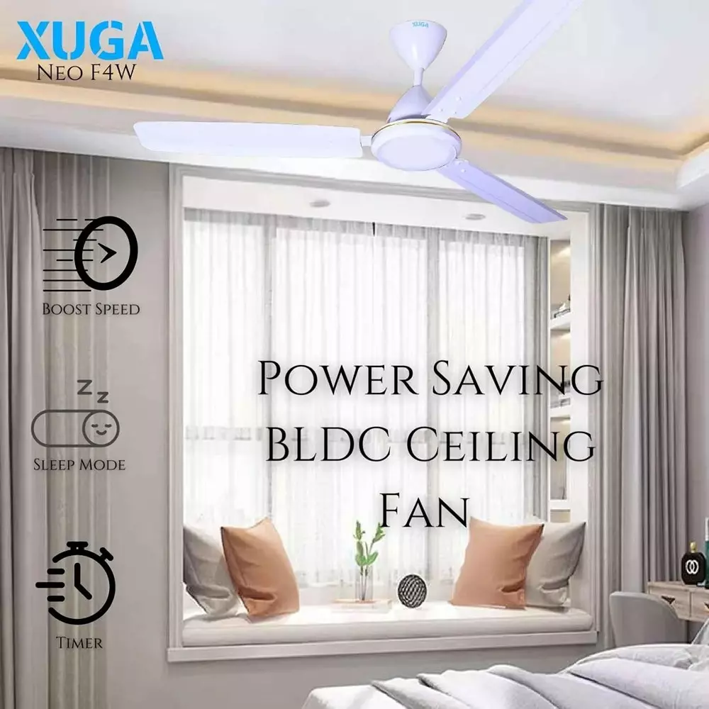xuga-ceiling-fan-220-cmm-air-flow-bldc-motor-3-blades-380-rpm-1200-mm-sweep-size-5-star-rating-white-color-neo-f4w