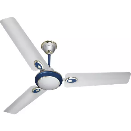 Havells Fusion ES Silver Blue 1200 mm Ceiling Fan, FHCFU2SSBL48