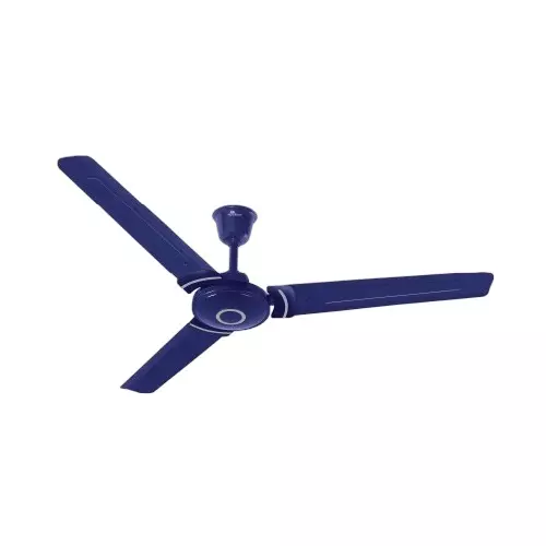 RR Signature CRATER DECO Ceiling Fan Oxford Blue 1200 mm Sweep 380 RPM