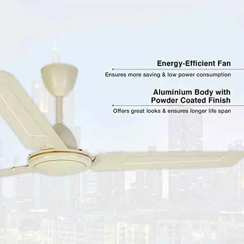 RR Signature STAR 45 Ceiling Fan Ivory 1200 mm Sweep 380 RPM