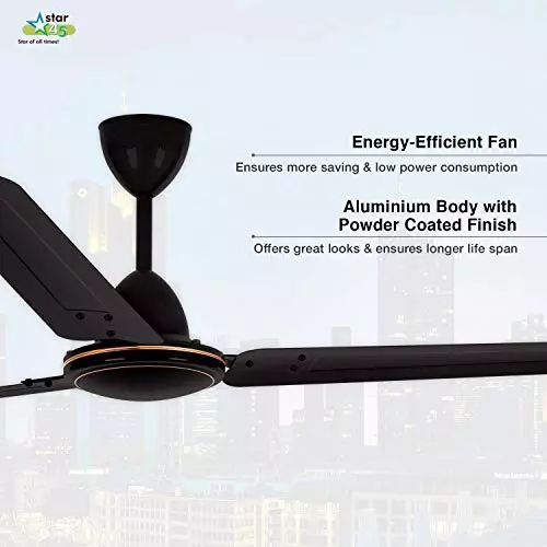RR Signature STAR 45 Ceiling Fan Velvet Brown 1200 mm Sweep 380 RPM