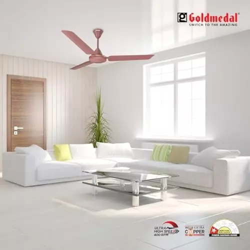Goldmedal Volt 400 Ceiling Fan Matt Brown 1200 mm, SCFS501648GLMBR