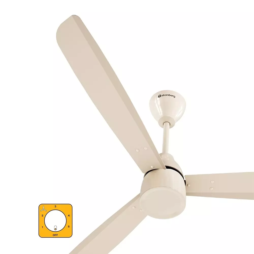 Atomberg Renesa Prime Regulator Seasand Ivory 1200 mm Ceiling Fan With Remote