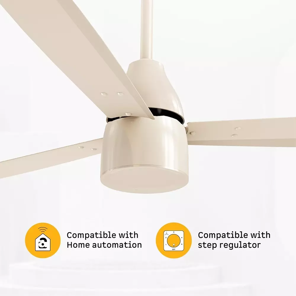 Atomberg Renesa Prime Regulator Seasand Ivory 1200 mm Ceiling Fan With Remote