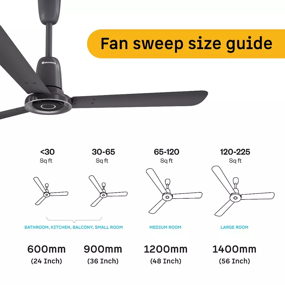 Atomberg Studio Nexus Non-Smart Pebble Grey 1200 mm Ceiling Fan With Remote