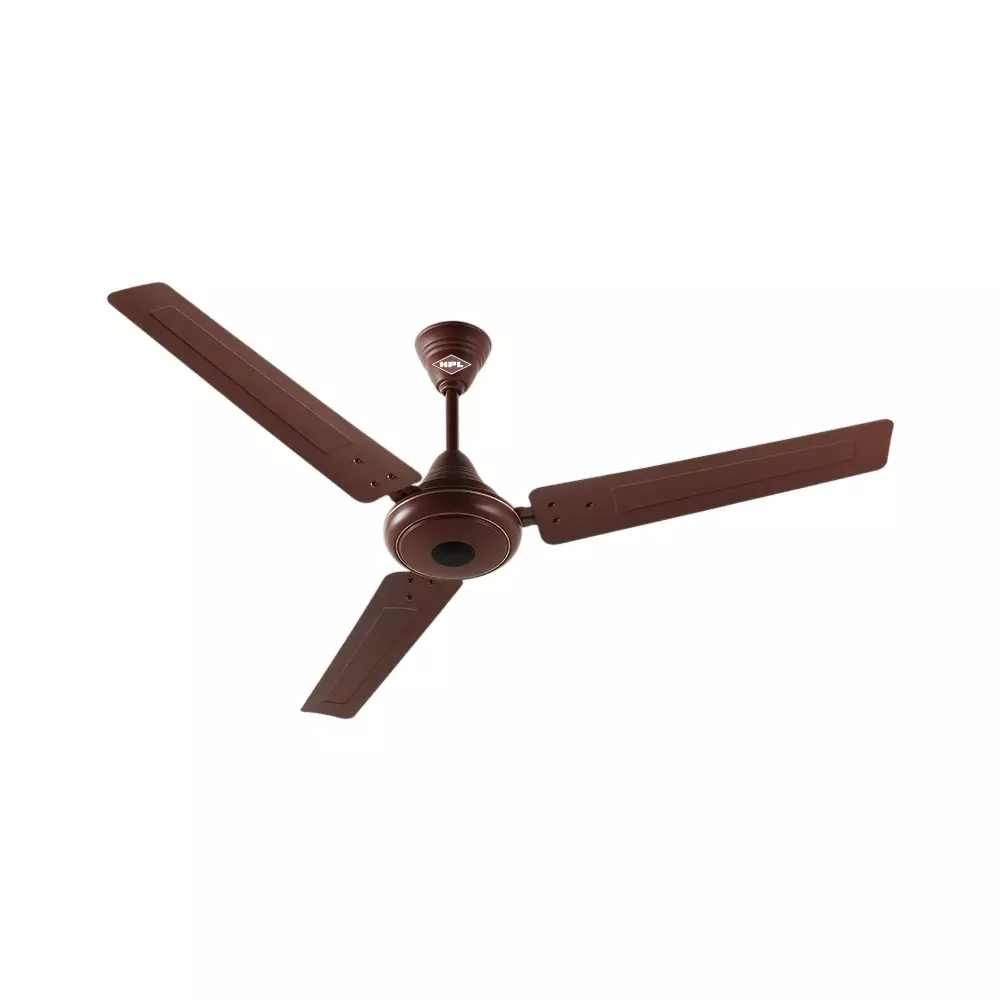 HPL ECO Ceiling Fan 48 Inch (122 cm) Size 1200 mm Sweep Size 50 W Power Brown, ZIVO-32 BLDC (HPLCFZIRSBRN48)
