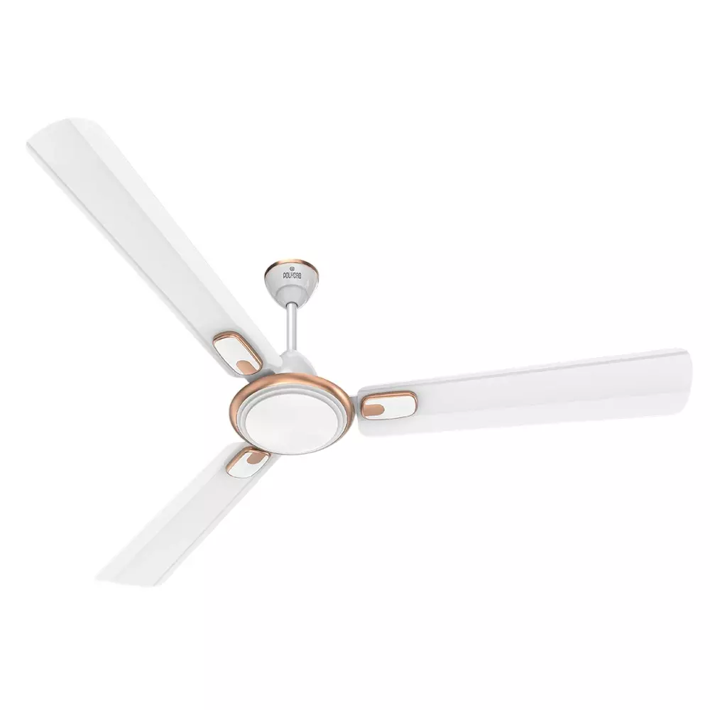 Polycab Ceiling Fan Zoomer Prime BLDC 1200 mm Sweep Size Silky White