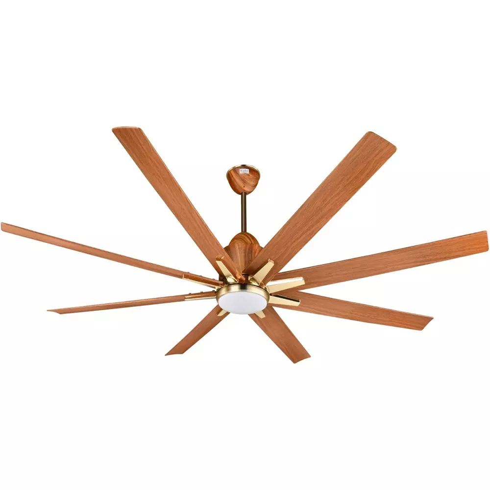 Kuhl Ceiling Fan Platin Star 1550 mm Sweep Size 35 W 8 Blades Teak Wood color