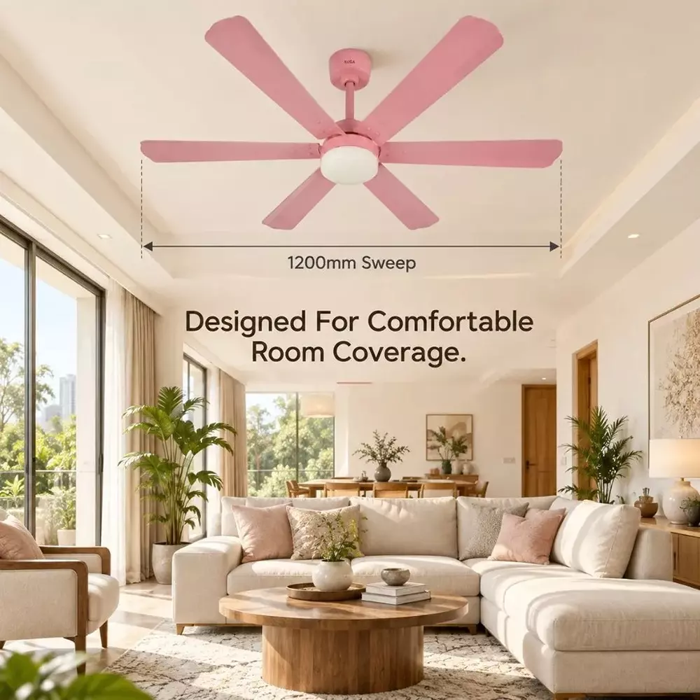 xuga-ceiling-fan-210-cmm-air-flow-bldc-motor-6-blades-320-rpm-1200-mm-sweep-size-5-star-rating-pink-color-zephyr-f1l
