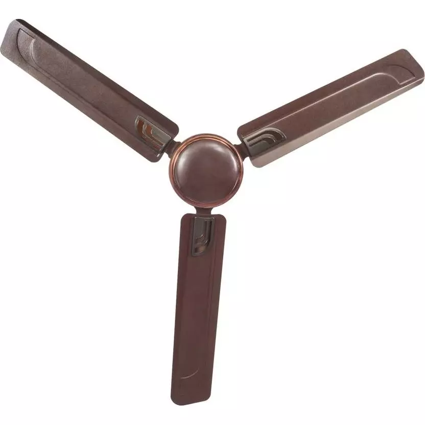 Usha AiroStrong Curve Ceiling Fan 3 Blades 80 W 1200 mm 390 RPM Speed, Metallic Baker's Brown