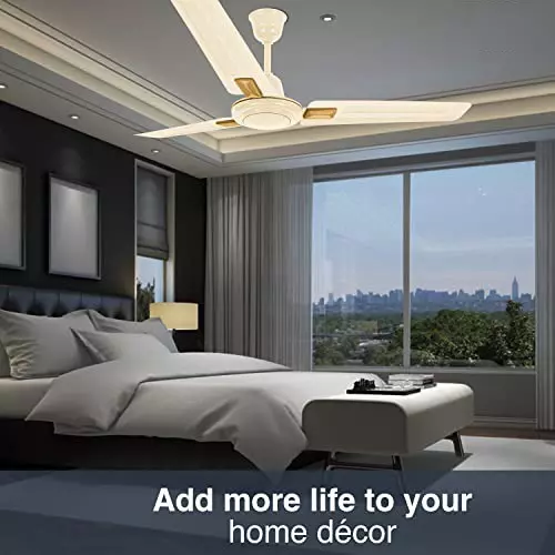 RR Signature RAPID DECO Ceiling Fan Pearl Cream 1200 mm Sweep 400 RPM