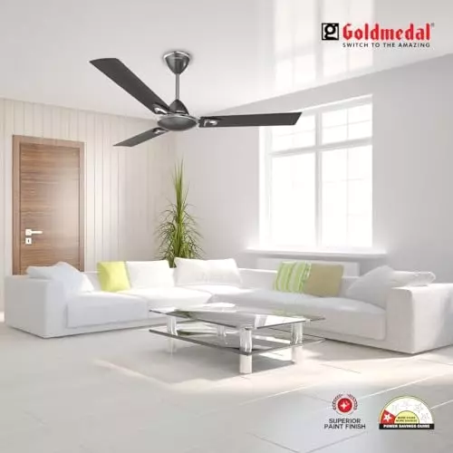 Goldmedal Eva Prime Ceiling Fan Metallic Grey 1200 mm, SCFP301748MQMGR