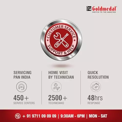 Goldmedal Eva Prime Ceiling Fan Metallic Grey 1200 mm, SCFP301748MQMGR