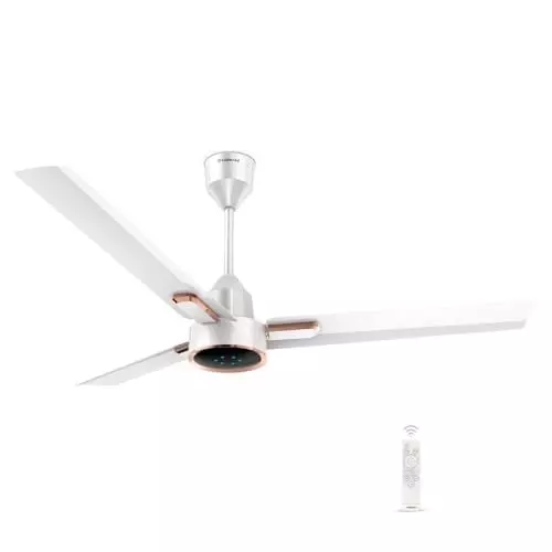 Goldmedal Opus Prime Ceiling Fan with Remote Control Angel White 1200 mm, SCFP301948GLAWH