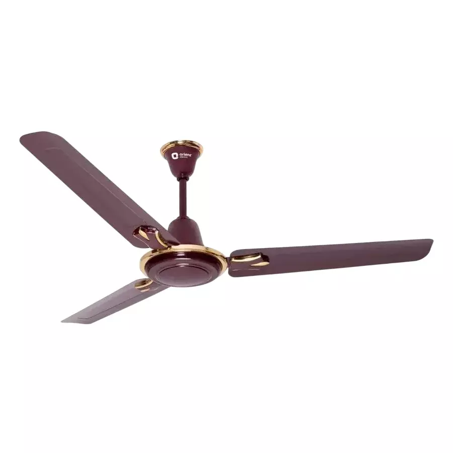 Orient Deco BLITZ Ceiling Fan Brown 1200 mm 75 W 3 Blades 380 RPM