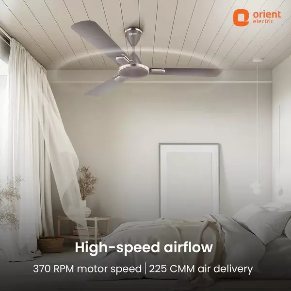 Orient Deco Blanco Ceiling Fan Magma Grey 1200 mm 55 W 3 Blades 370 RPM