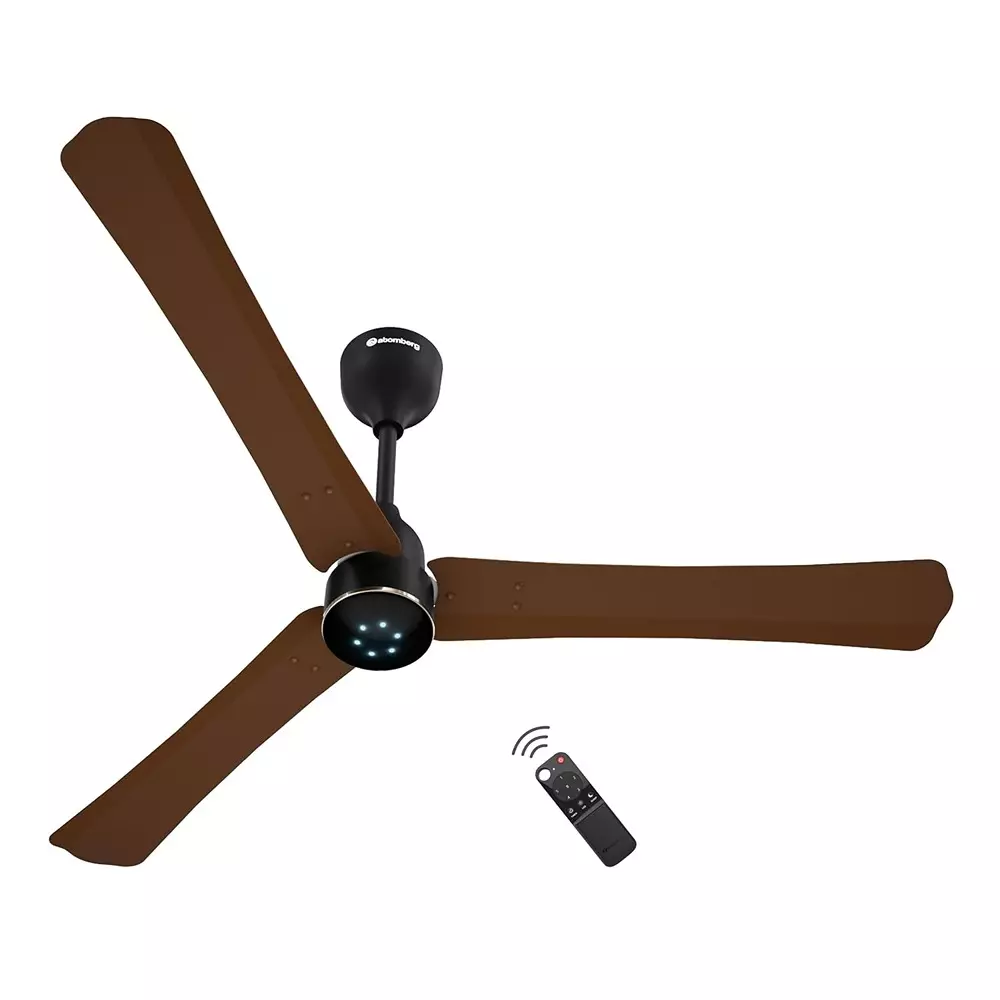 Atomberg Renesa Halo (All Smart) Matt Brown & Black 1200 mm Ceiling Fan With Remote Control