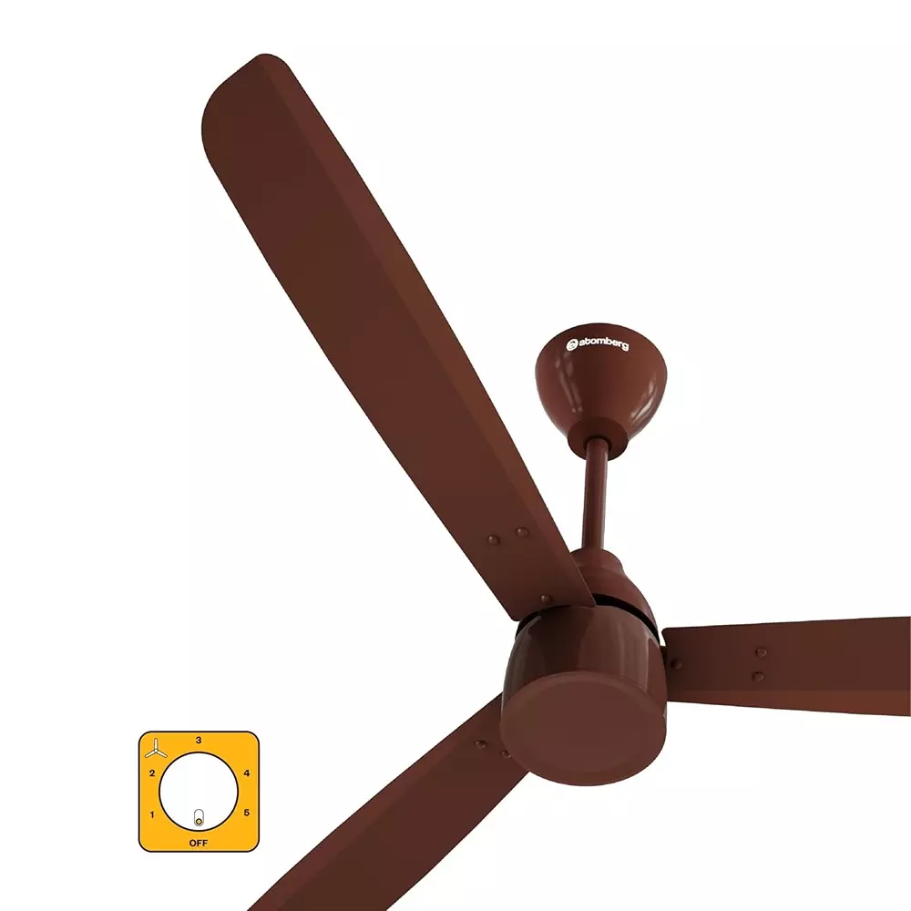 Atomberg Renesa Prime Regulator Brown 1200 mm Ceiling Fan With Remote