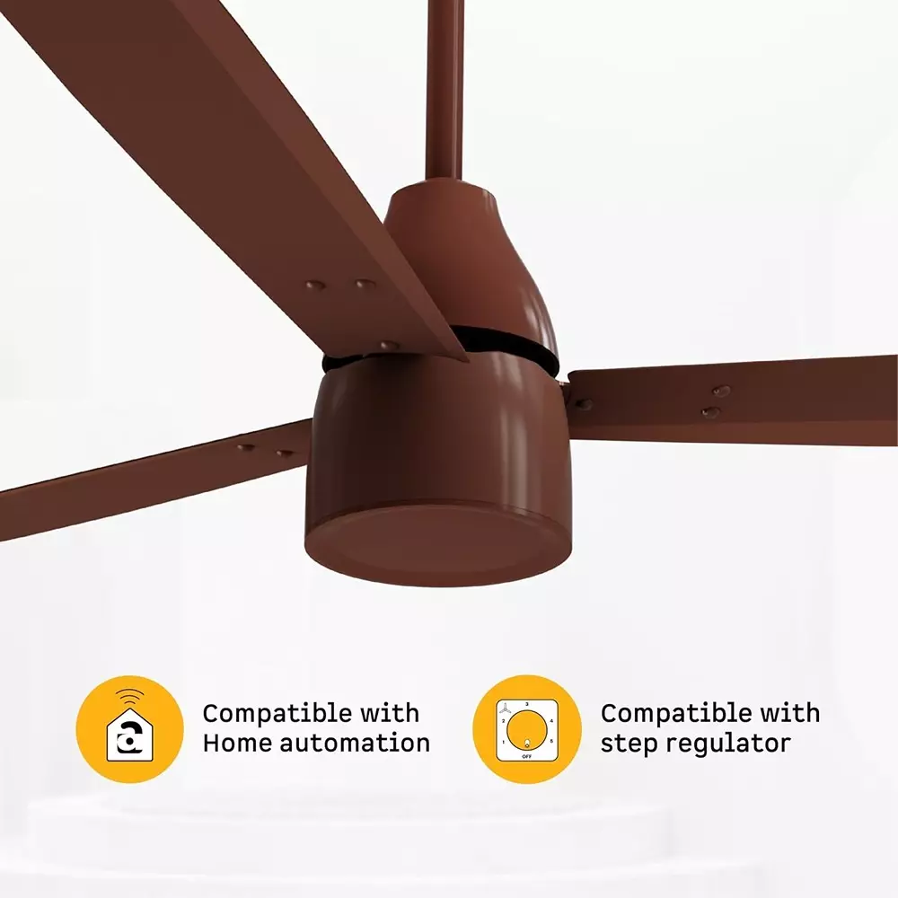 Atomberg Renesa Prime Regulator Brown 1200 mm Ceiling Fan With Remote