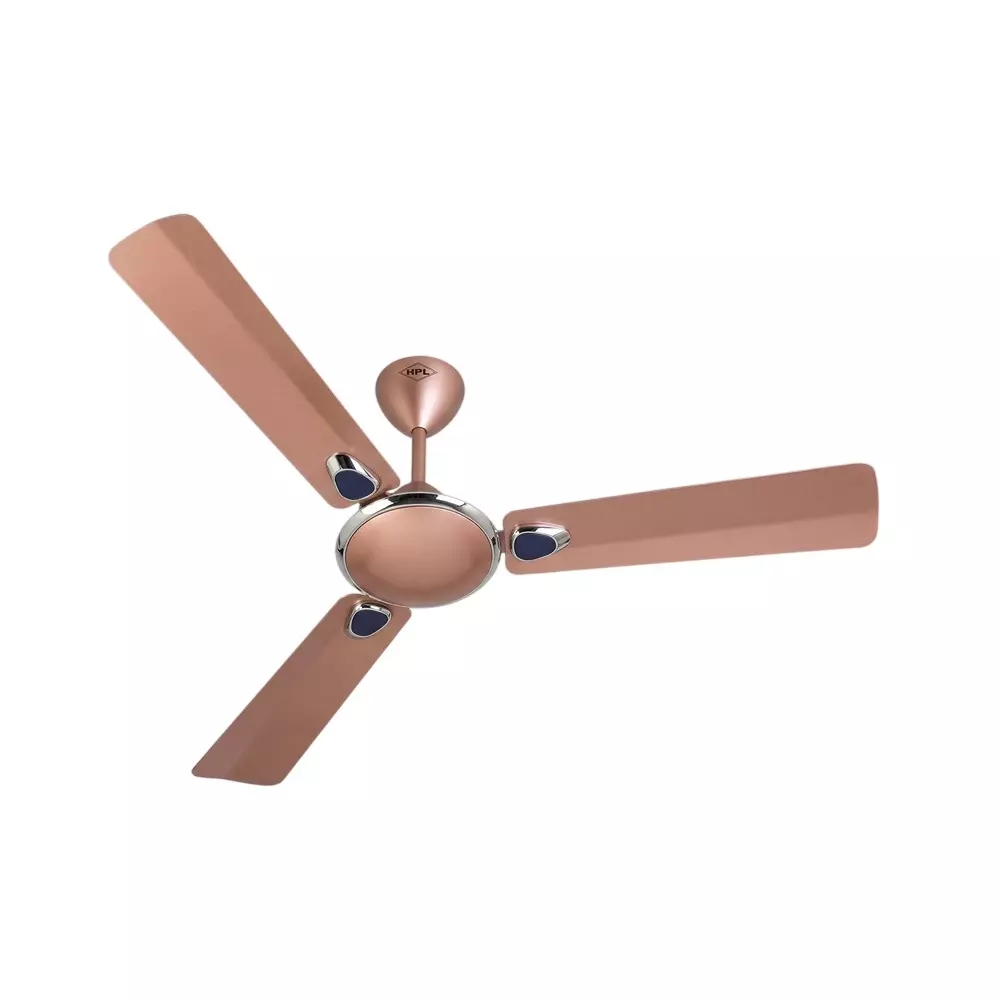 HPL Premium Ceiling Fan 48 Inch (122 cm) Size 1200 mm Sweep Size 50 W Power Rose Gold, Gusto - ES (HPLCFGES1SRSSRG48)