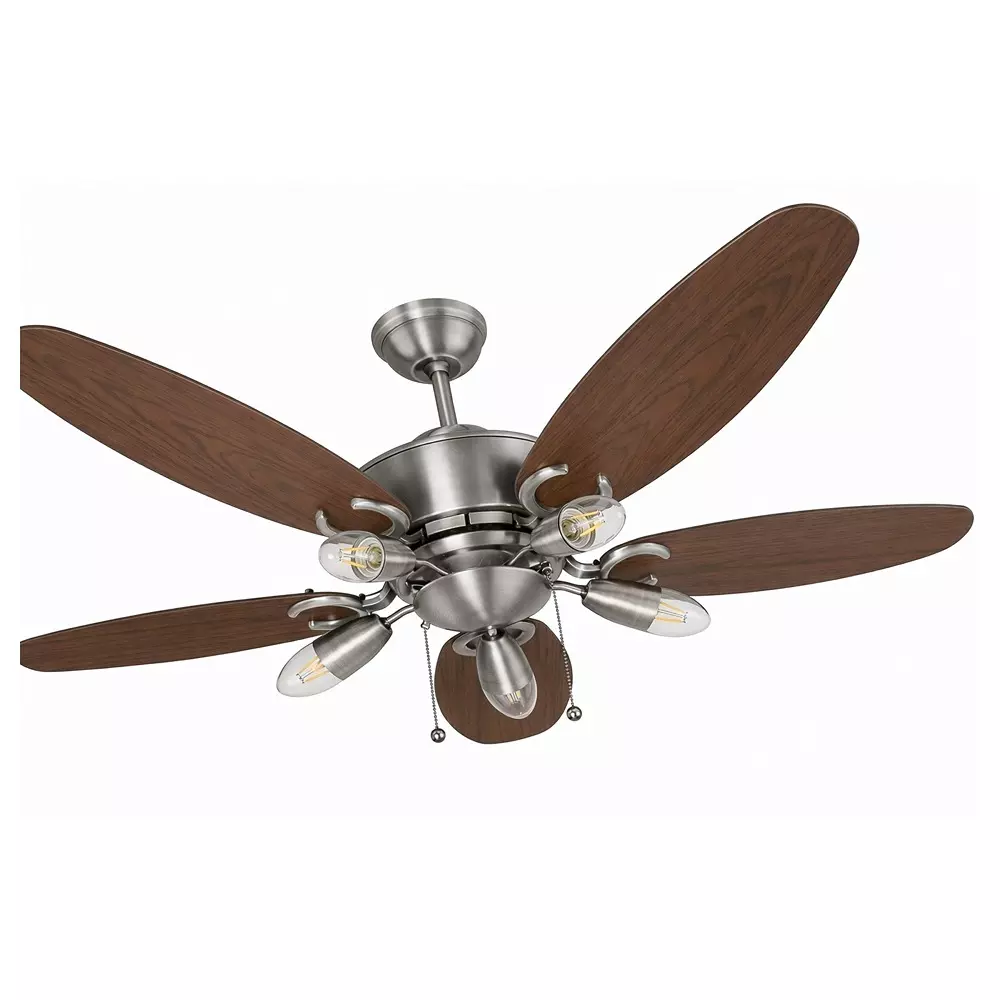 HPL Super Premium BLDC Ceiling Fan 48 Inch (122 cm) Size 1200 mm Sweep Size 40 W Power Brushed Nickel, Centaur (HPLCFCES3SRSBN48)