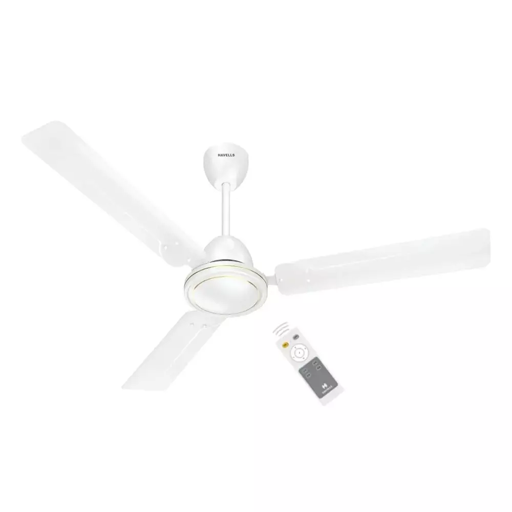 Havells Efficiencia DX BLDC Ceiling Fan with Remote 900 mm Sweep Size White, FHCEO5SWHT36