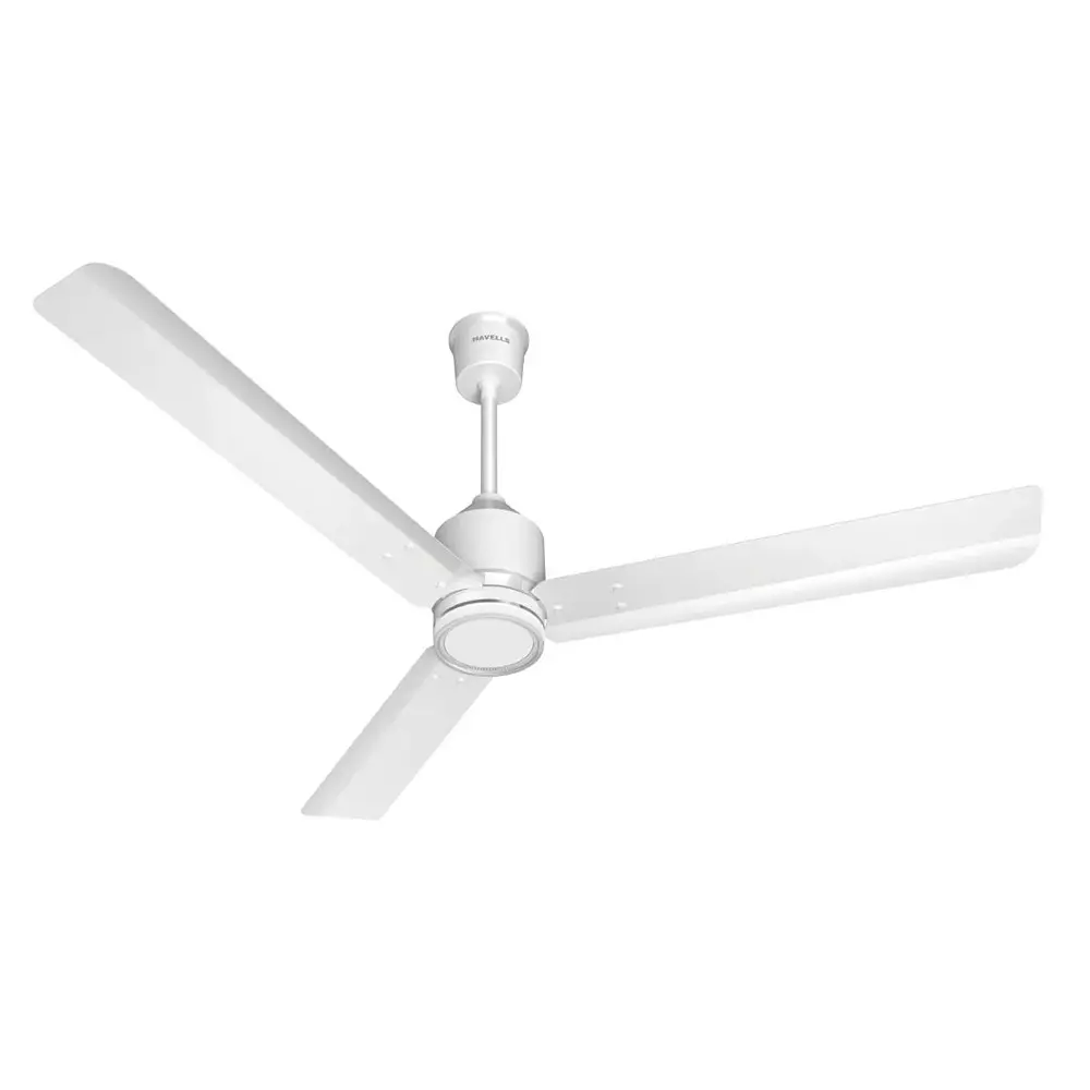Havells Neon Underlight BLDC Ceiling Fan with Remote 1200 mm Sweep Size Matt White, FHCNUE5MTW48