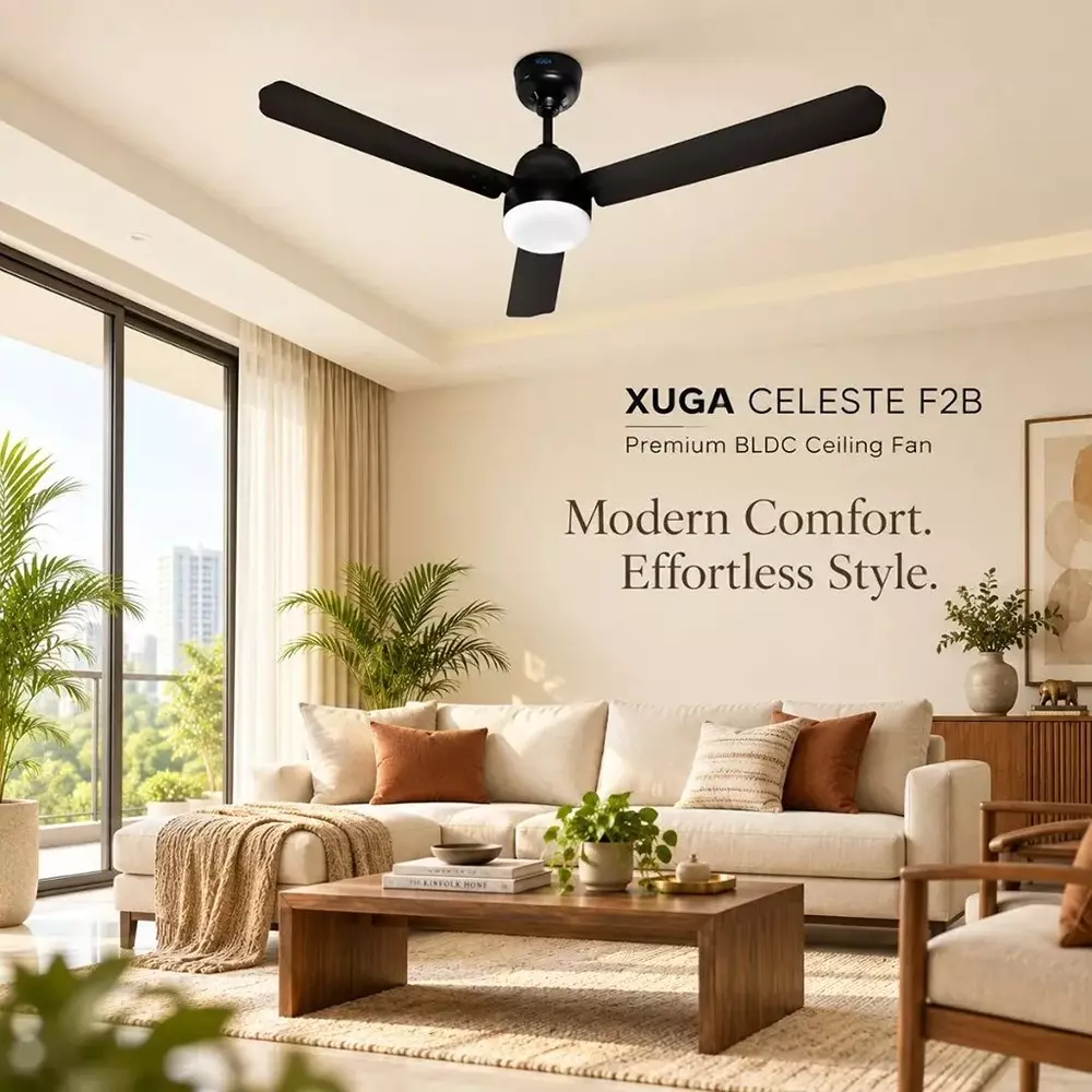 xuga-ceiling-fan-220-cmm-air-flow-bldc-motor-3-blades-380-rpm-1200-mm-sweep-size-5-star-rating-smoky-brown-color-celeste-f2b