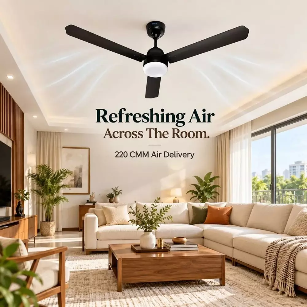 xuga-ceiling-fan-220-cmm-air-flow-bldc-motor-3-blades-380-rpm-1200-mm-sweep-size-5-star-rating-smoky-brown-color-celeste-f2b