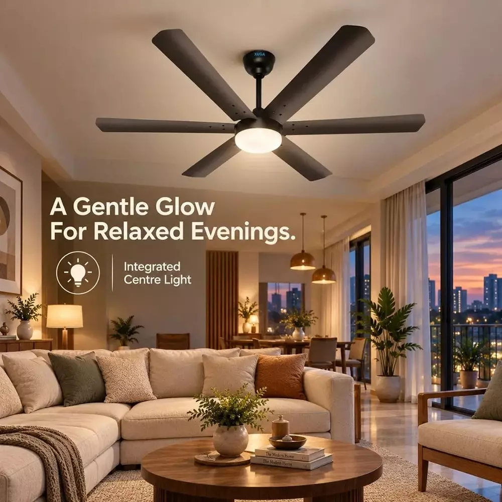 xuga-ceiling-fan-210-cmm-air-flow-bldc-motor-6-blades-320-rpm-1200-mm-sweep-size-5-star-rating-smoke-brown-color-zephyr-f1b