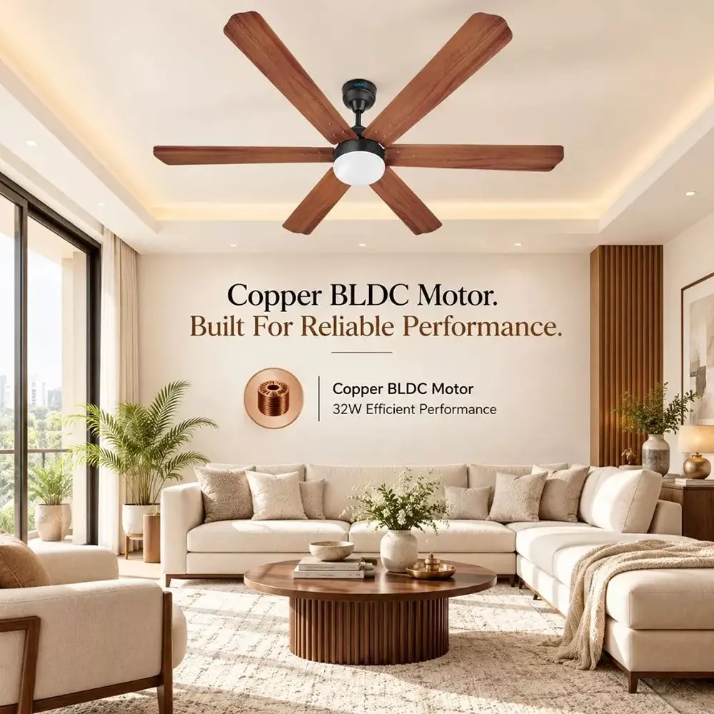 xuga-ceiling-fan-210-cmm-air-flow-bldc-motor-6-blades-320-rpm-1200-mm-sweep-size-5-star-rating-oakwood-color-zephyr-f1p