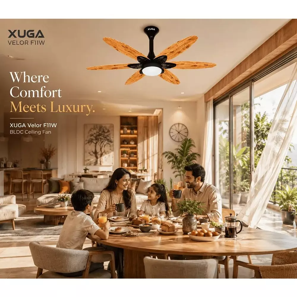 xuga-ceiling-fan-210-cmm-air-flow-bldc-motor-6-blades-320-rpm-1200-mm-sweep-size-wooden-color-velor-f11w