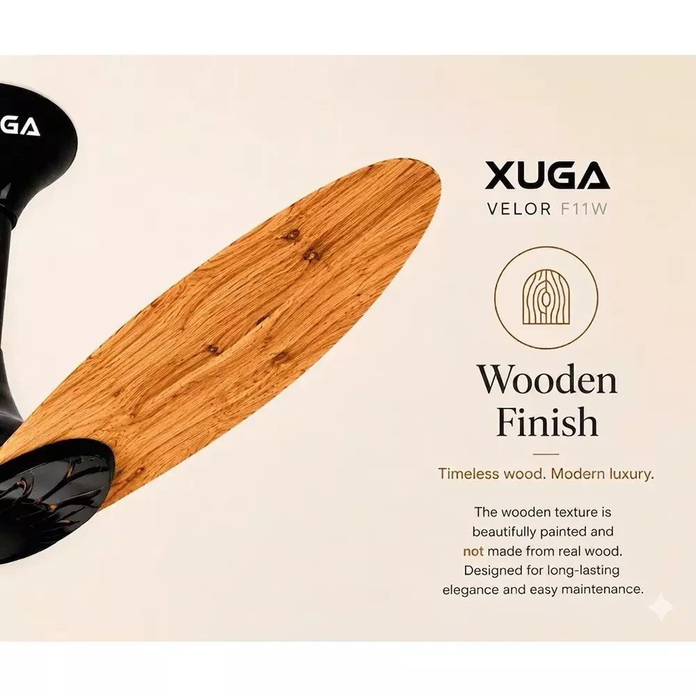 xuga-ceiling-fan-210-cmm-air-flow-bldc-motor-6-blades-320-rpm-1200-mm-sweep-size-wooden-color-velor-f11w