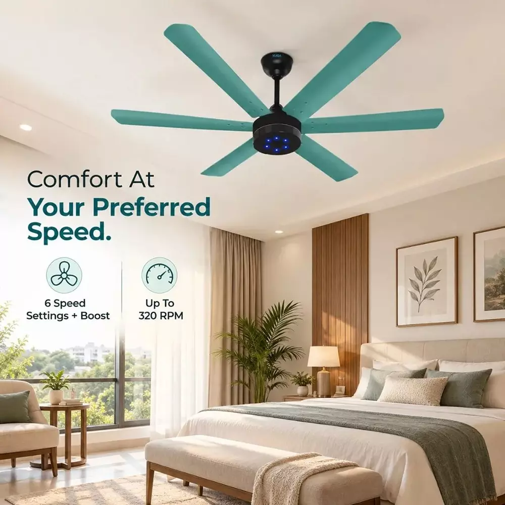 xuga-ceiling-fan-210-cmm-air-flow-6-blades-320-rpm-1200-mm-sweep-size-teal-dual-color-jovian-f6t-d