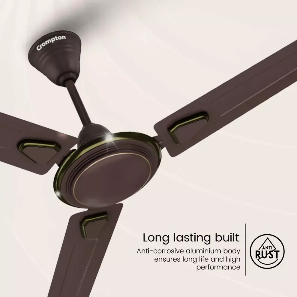 Crompton Super Briz Deco Smoked Brown 1200 mm Ceiling Fan